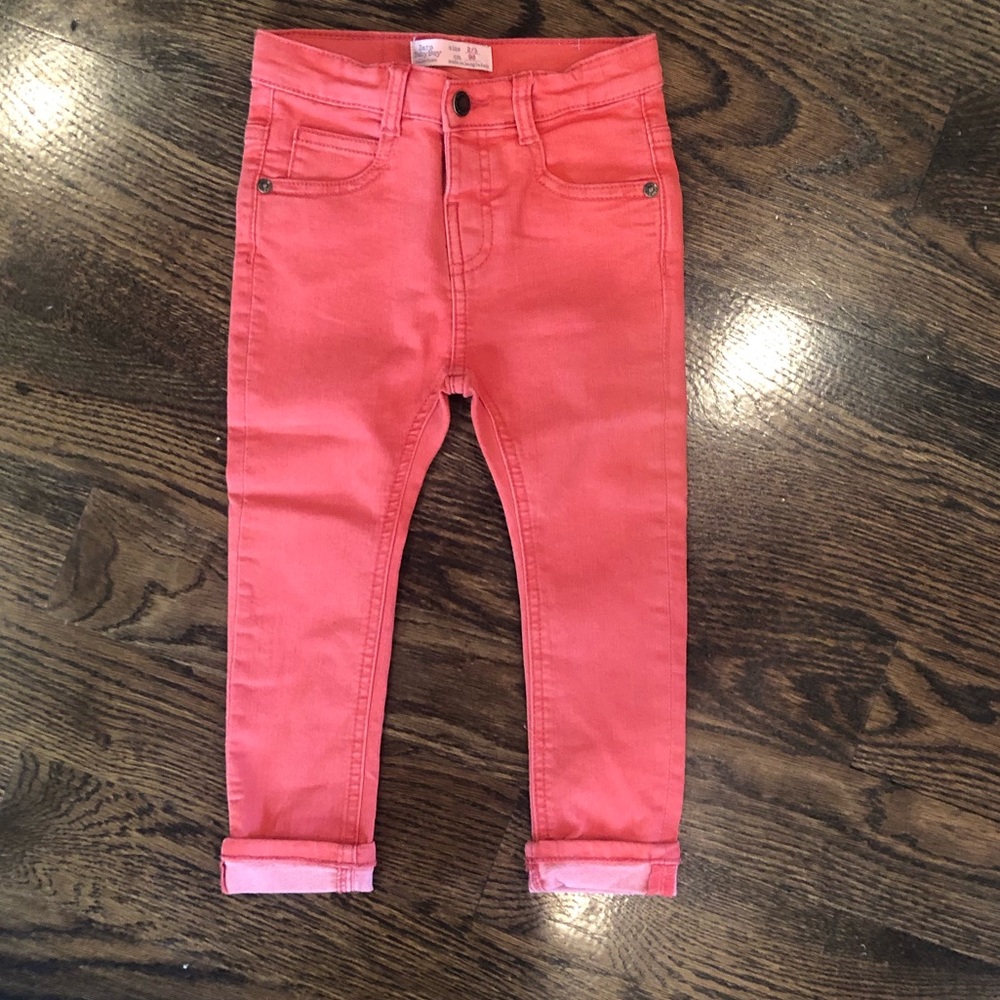NWT! Zara toddler boy red jeans. Size 2/3